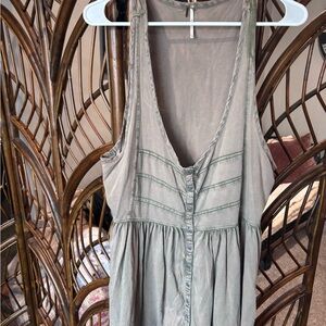 FP Movement by Free People Light Olive Green Midi Dress